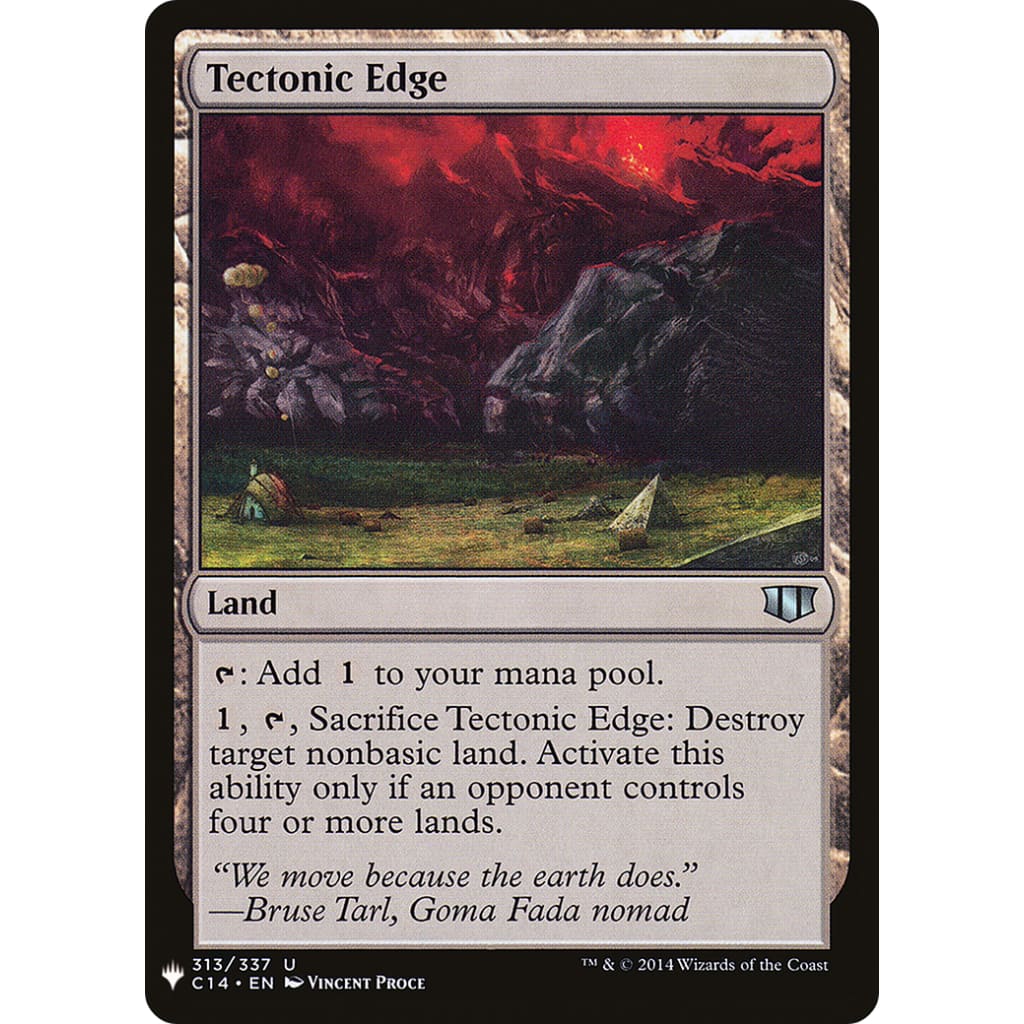 Tectonic Edge (PLST-C14-313) - Single