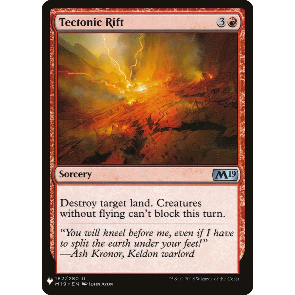 Tectonic Rift (PLST-M19-162) - Single