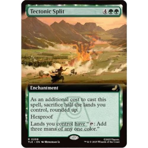 Tectonic Split (Extended Art) (TLE-208) - Single