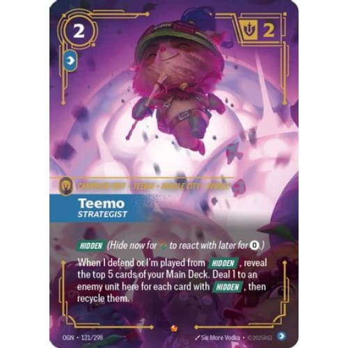 Teemo - Strategist (121/298) - Origins Foil - Single
