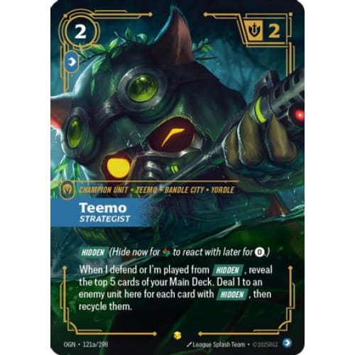 Teemo - Strategist (Alternate Art) (121a/298) - Origins