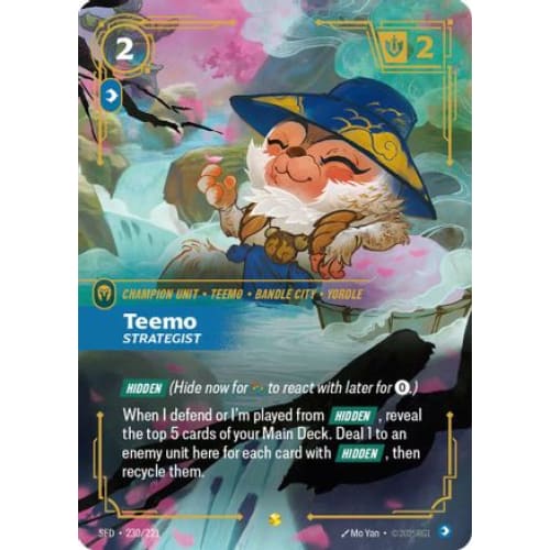 Teemo - Strategist (Overnumbered) (230/221) - Spiritforged