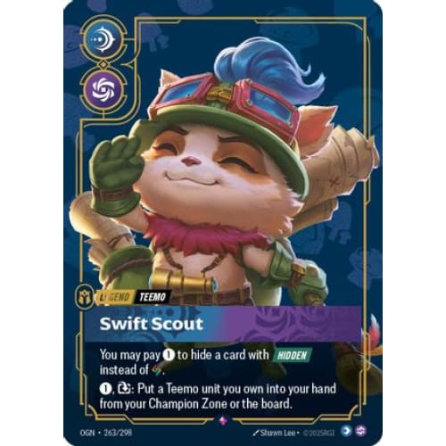 Teemo - Swift Scout (263/298) - Origins Foil - Single