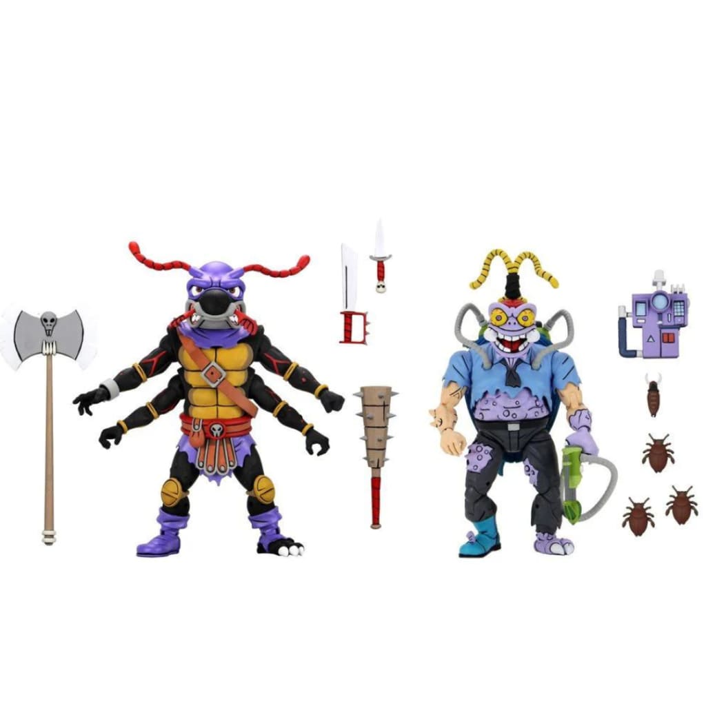 Teenage Mutant Ninja Turtles NECA Antrax and Scumbug