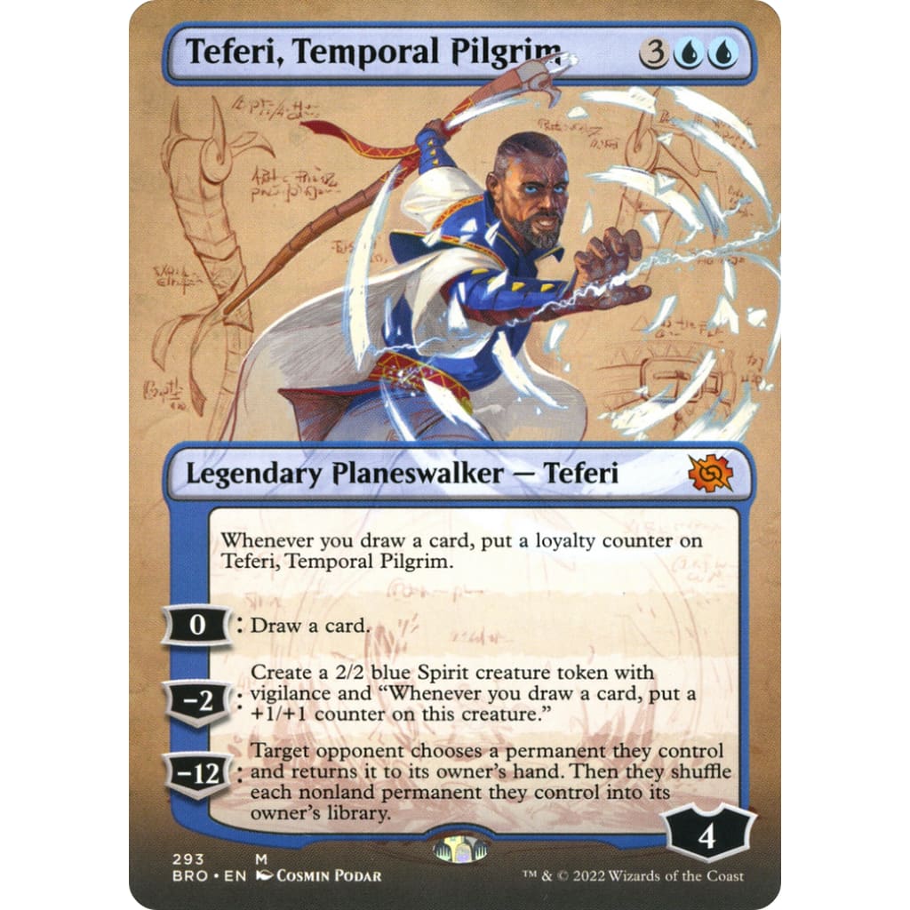 Teferi Temporal Pilgrim (BRO-293) (Borderless) - Single