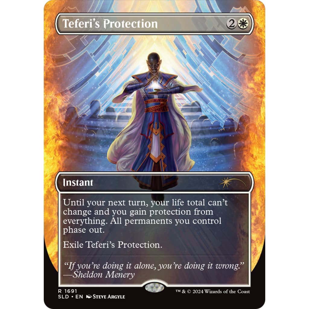 Teferi’s Protection (SLD-1691) (Borderless) - Single