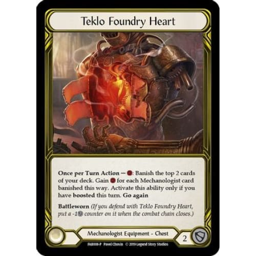 Teklo Foundry Heart (Golden) (FLESH AND BLOOD: PROMO CARDS)