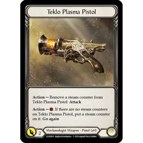 Teklo Plasma Pistol (FLESH AND BLOOD: PROMO CARDS) 1st
