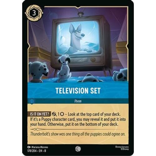Television Set (178/204) - Reign of Jafar Cold Foil - Single