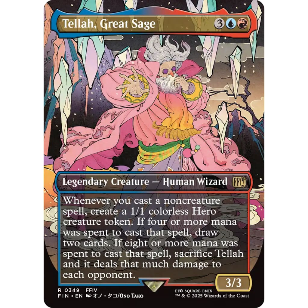 Tellah Great Sage (FIN-349) (Borderless) - Single