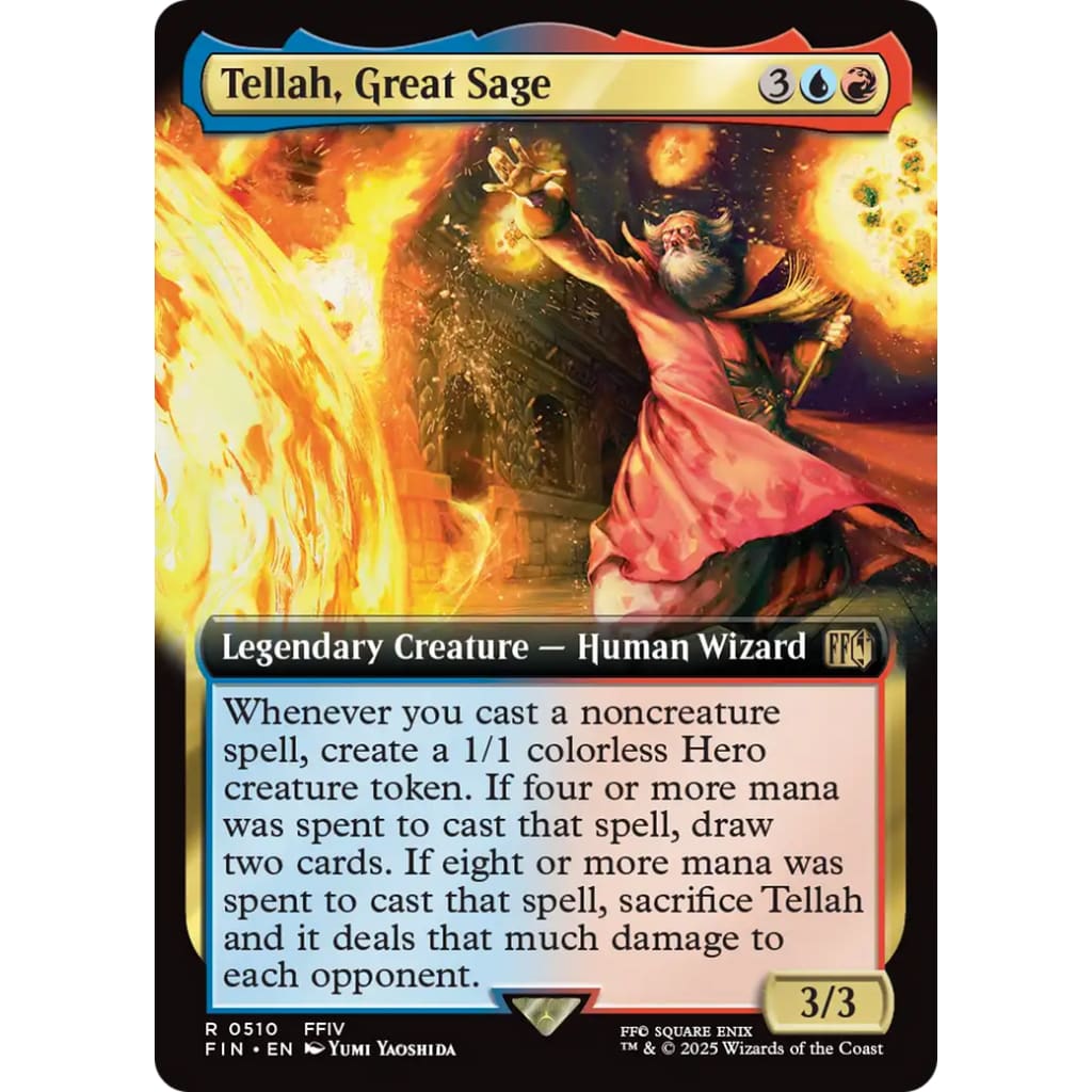 Tellah Great Sage (FIN-510): (Extended Art) - Single