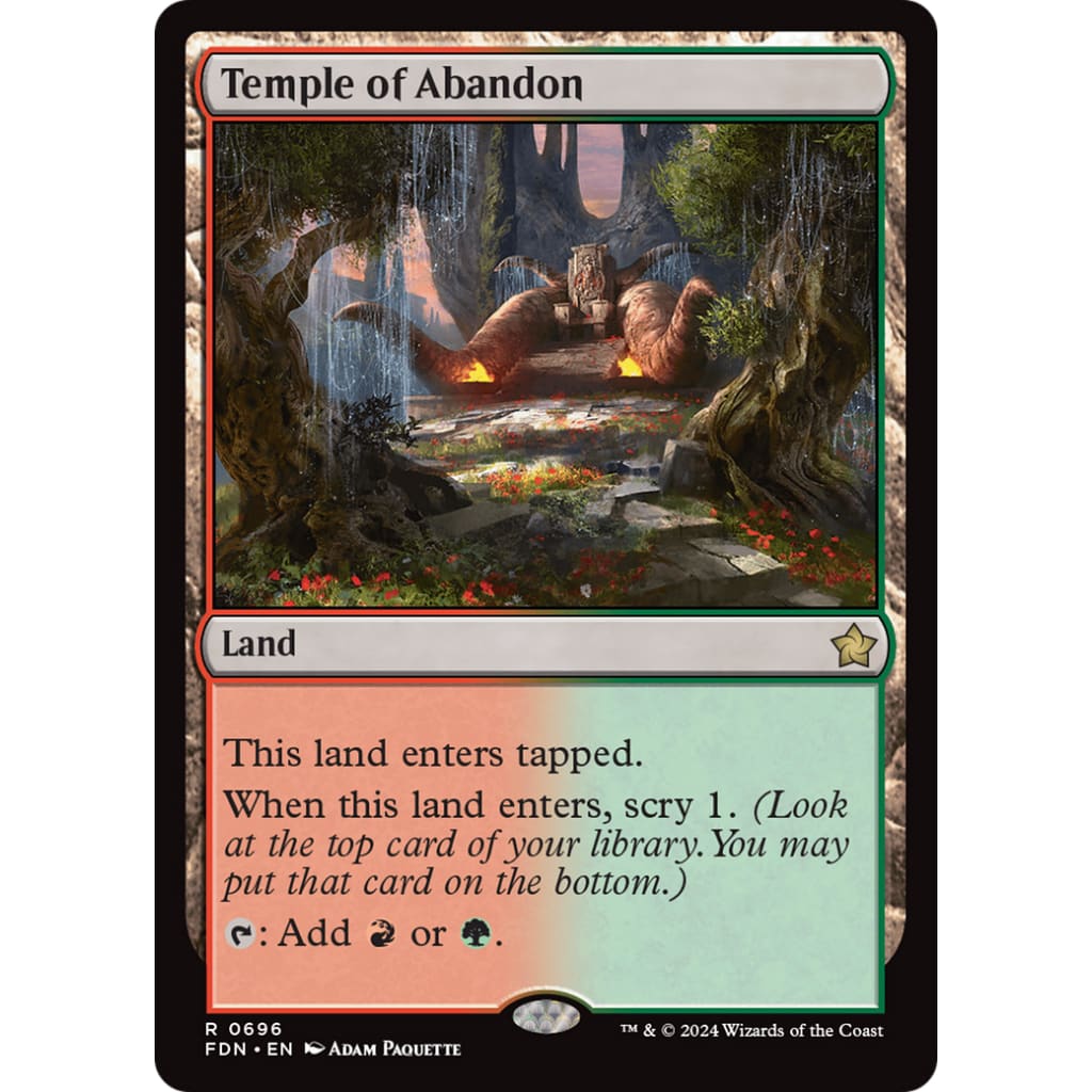 Temple of Abandon (FDN-696) - Single