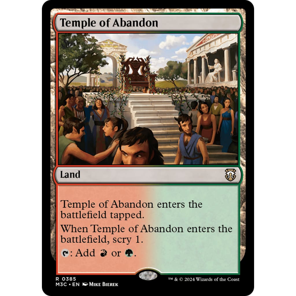 Temple of Abandon (M3C-385) - Single
