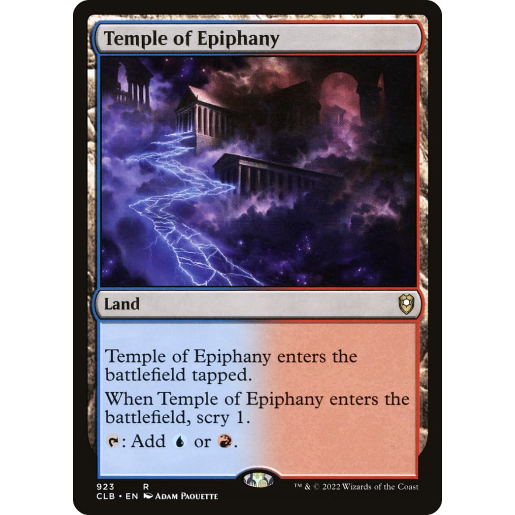 Temple of Epiphany (CLB-923) - Single