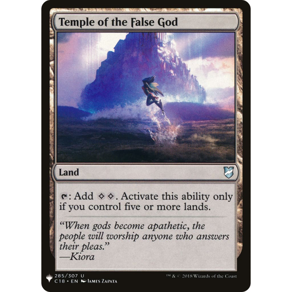 Temple of the False God (PLST-C18-285) - Single