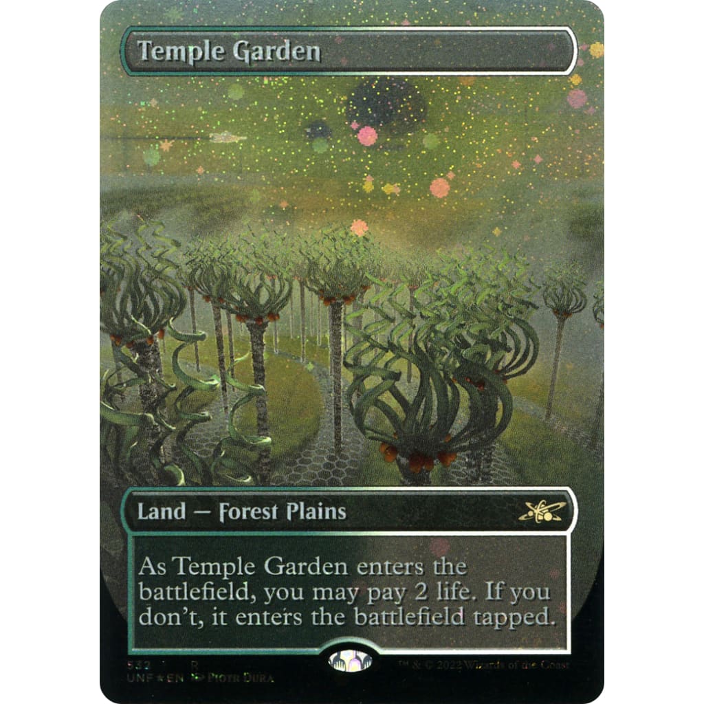 Temple Garden (UNF-532) (Borderless) Foil - Single