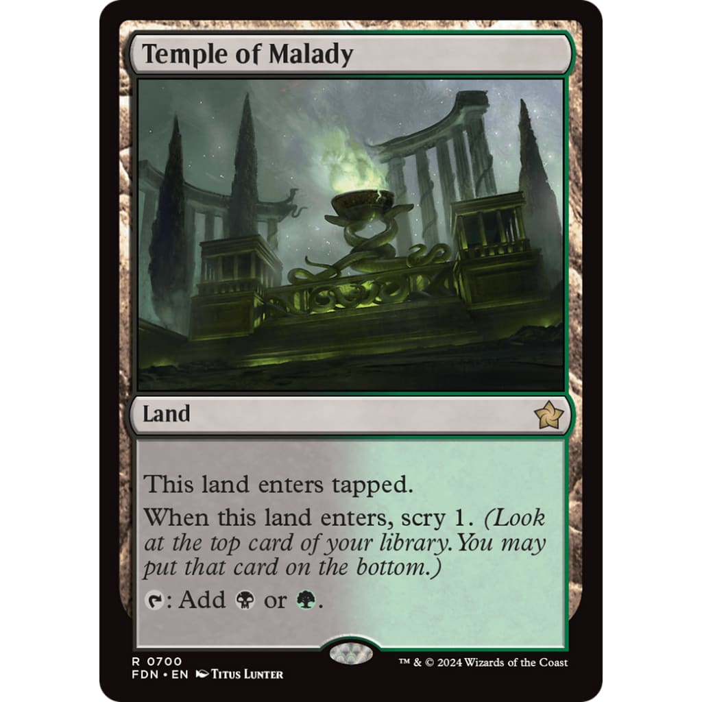 Temple of Malady (FDN-700) - Single