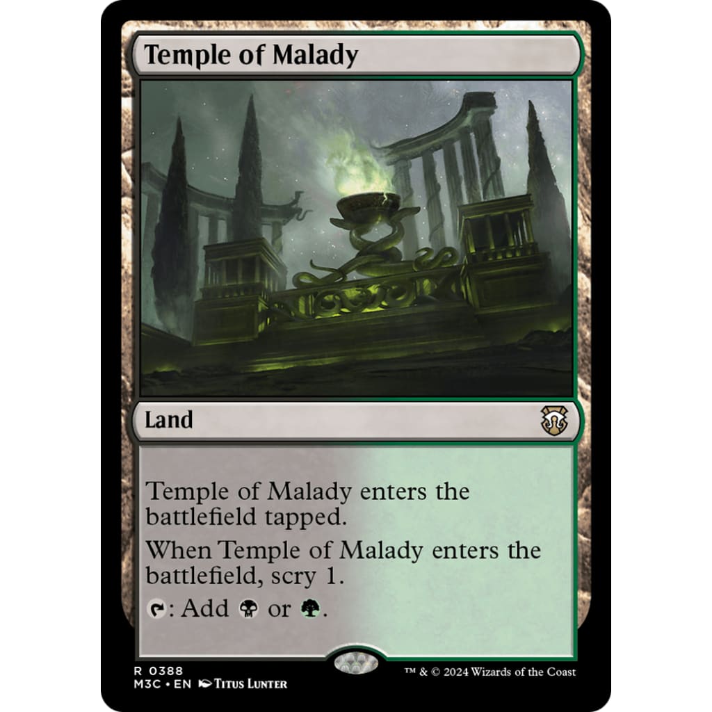 Temple of Malady (M3C-388) - Single