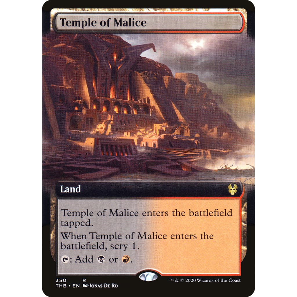 Temple of Malice (THB-350): (Extended Art) Foil - Single