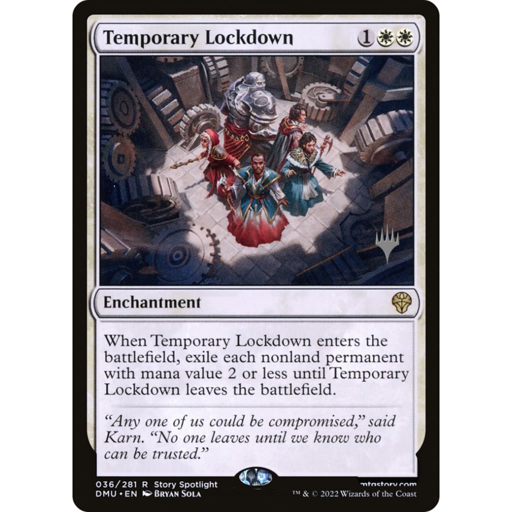 Temporary Lockdown (PDMU-36P) - Single