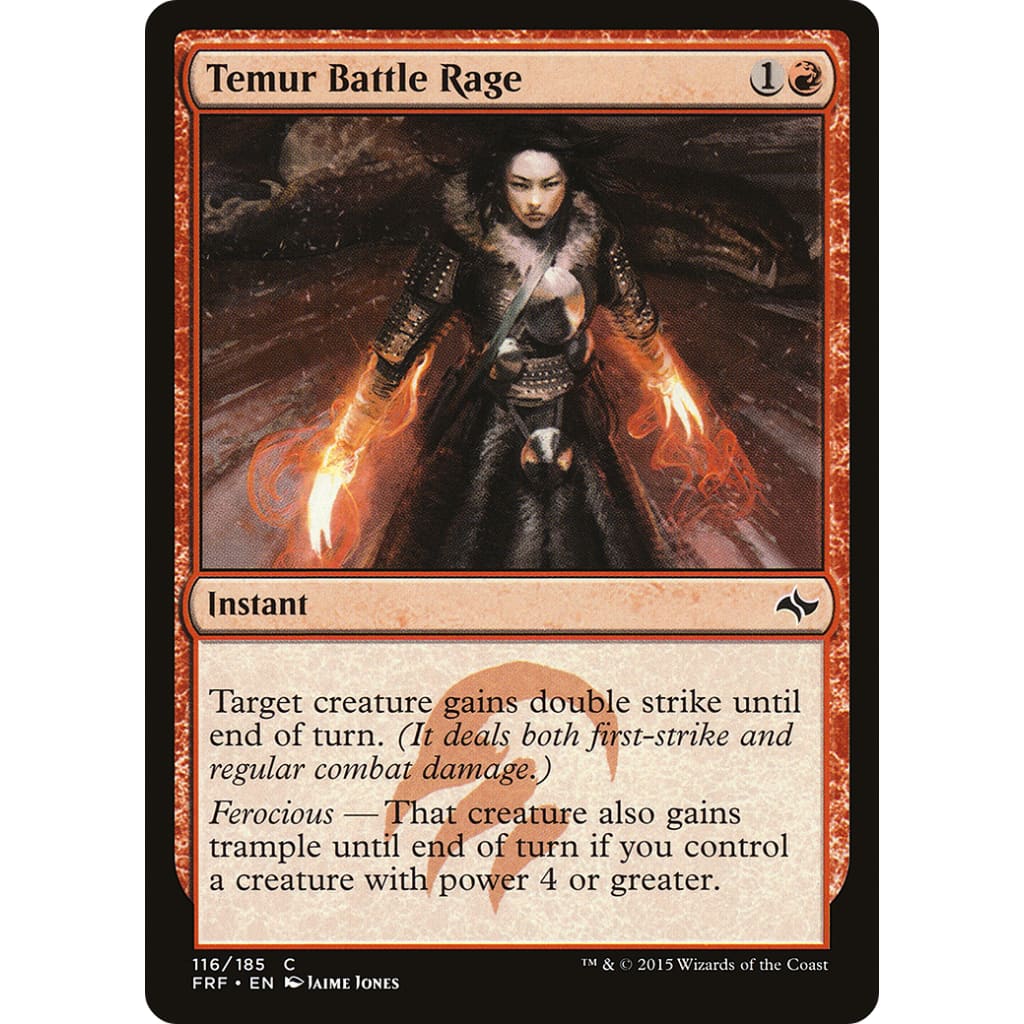 Temur Battle Rage (FRF-116) - Single