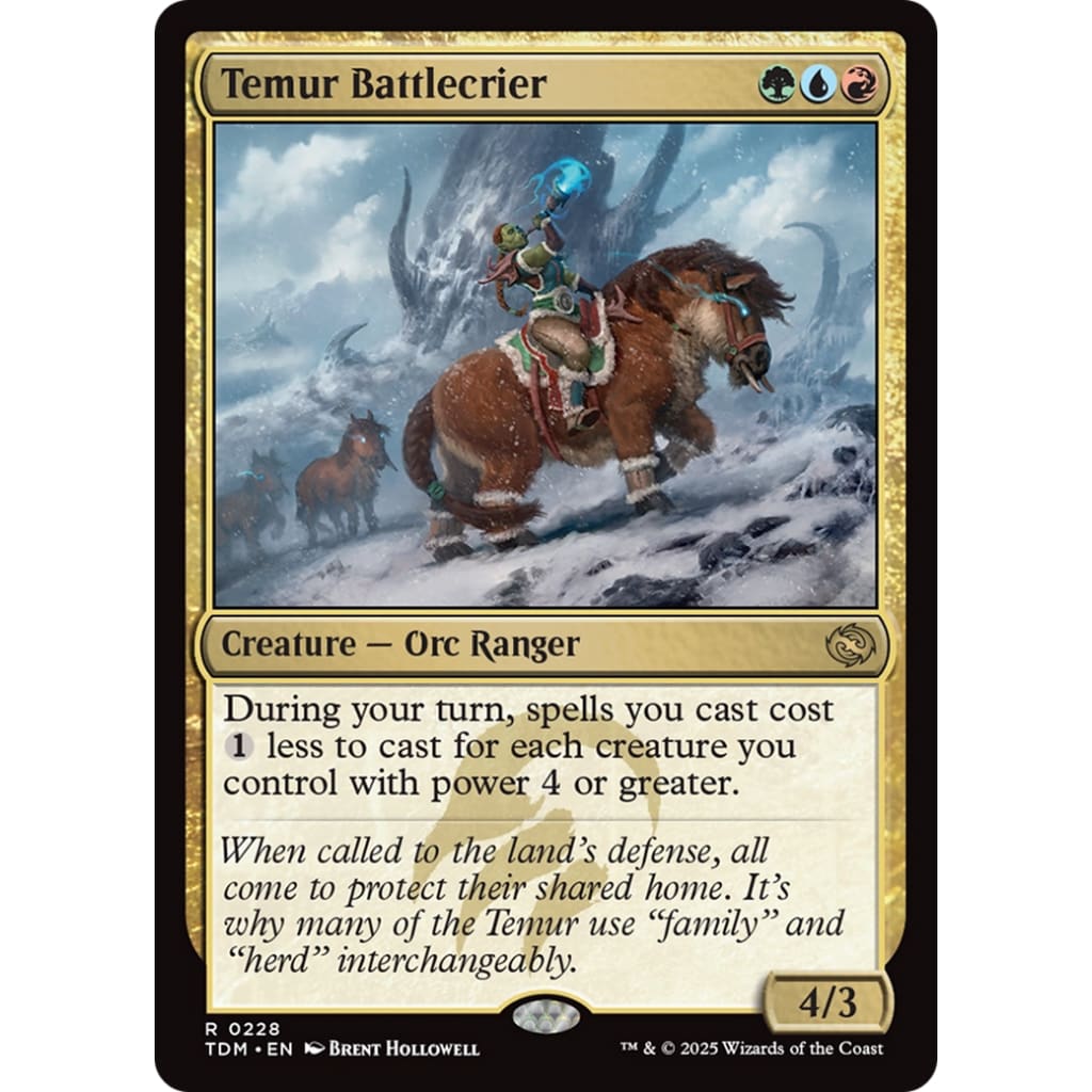 Temur Battlecrier (TDM-228) - Single