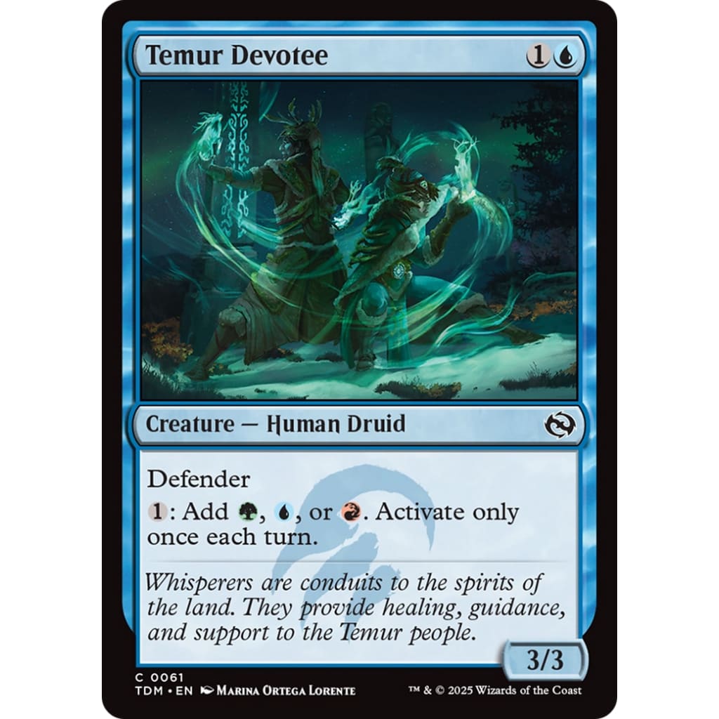 Temur Devotee (TDM-061) Foil - Single