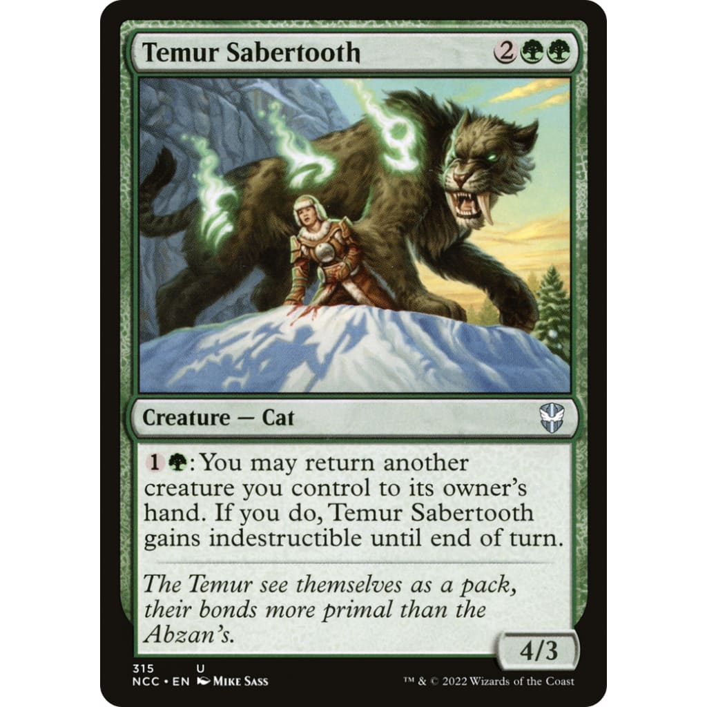 Temur Sabertooth (NCC-315) - Single