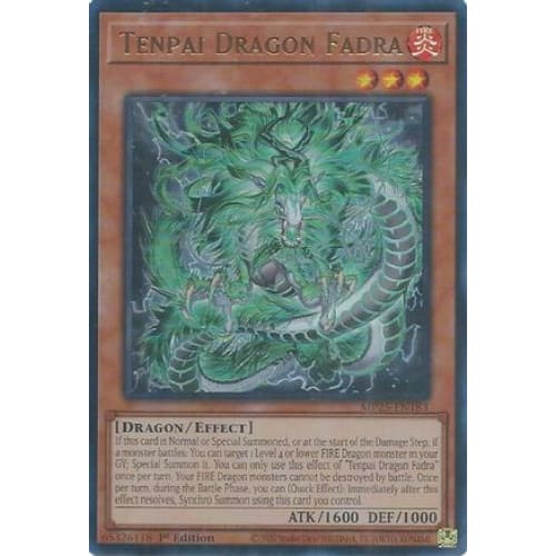 Tenpai Dragon Fadra - MP25-EN183 Ultra Rare 1st Edition