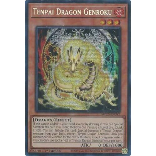 Tenpai Dragon Genroku - MP25-EN082 Prismatic Secret Rare