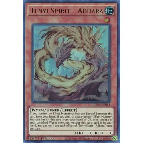 Tenyi Spirit - Adhara (GFP2-EN083) Ultra Rare 1st Edition