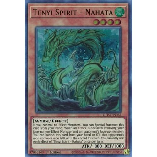 Tenyi Spirit - Nahata (GFP2-EN086) Ultra Rare 1st Edition