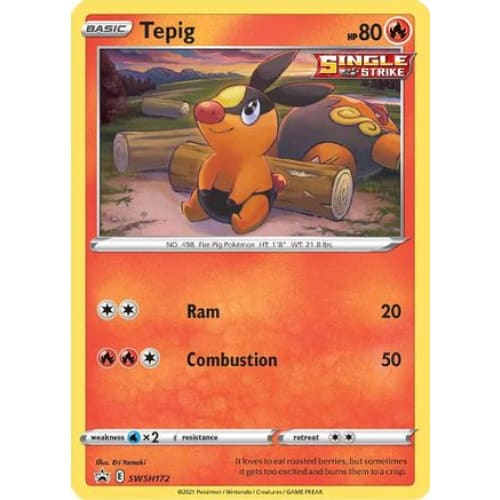 Tepig (SWSH172) Promo Holofoil - Single