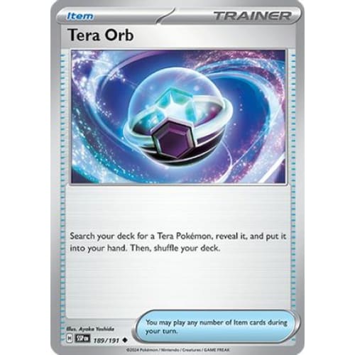 Tera Orb (189) Uncommon Reverse Holofoil - Single