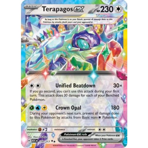 Terapagos ex (179) Double Rare Holofoil - Single