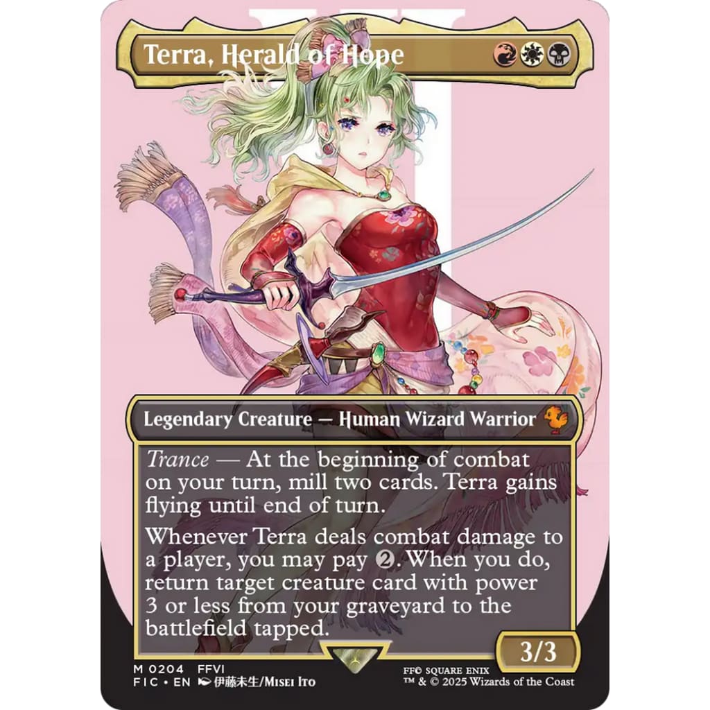 Terra Herald of Hope (Borderless) (FIC-204) - Single