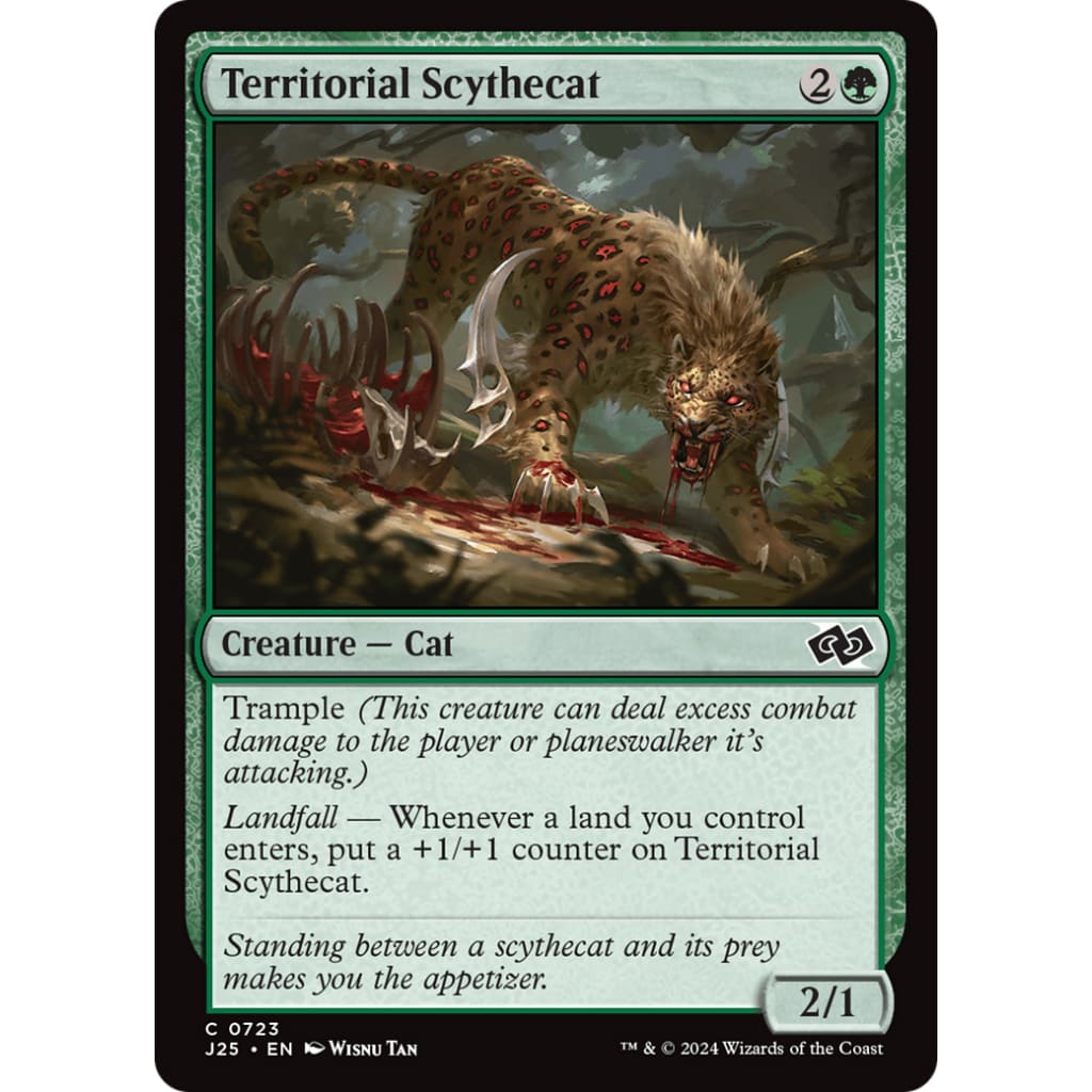 Territorial Scythecat (J25-723) - Single