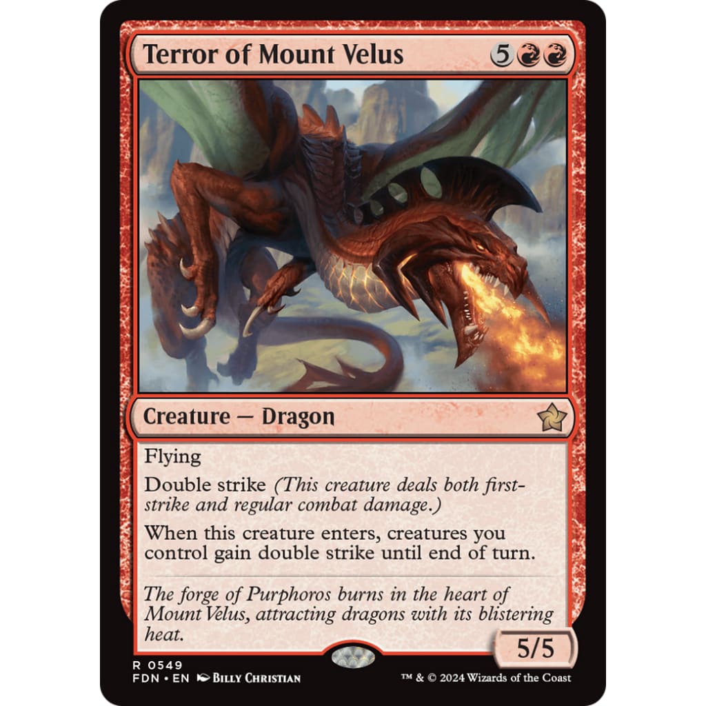Terror of Mount Velus (FDN-549) - Single