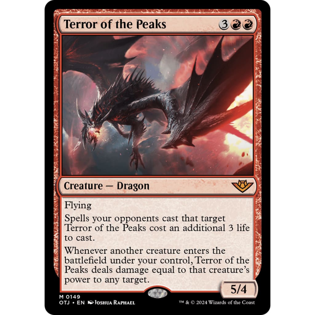 Terror of the Peaks (OTJ-149) - Single