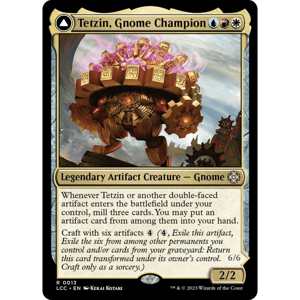 Tetzin Gnome Champion // The Golden-Gear Colossus (LCC-013)