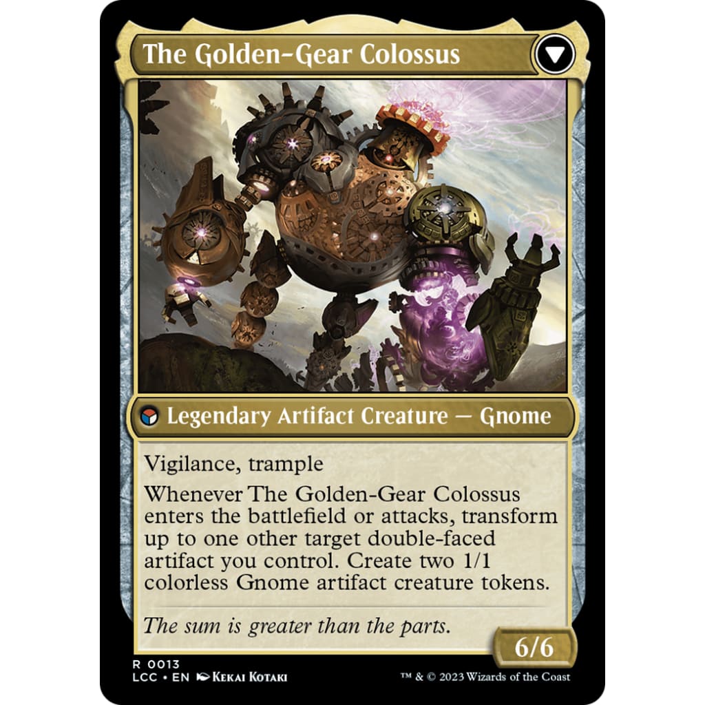 Tetzin Gnome Champion // The Golden-Gear Colossus (LCC-013)