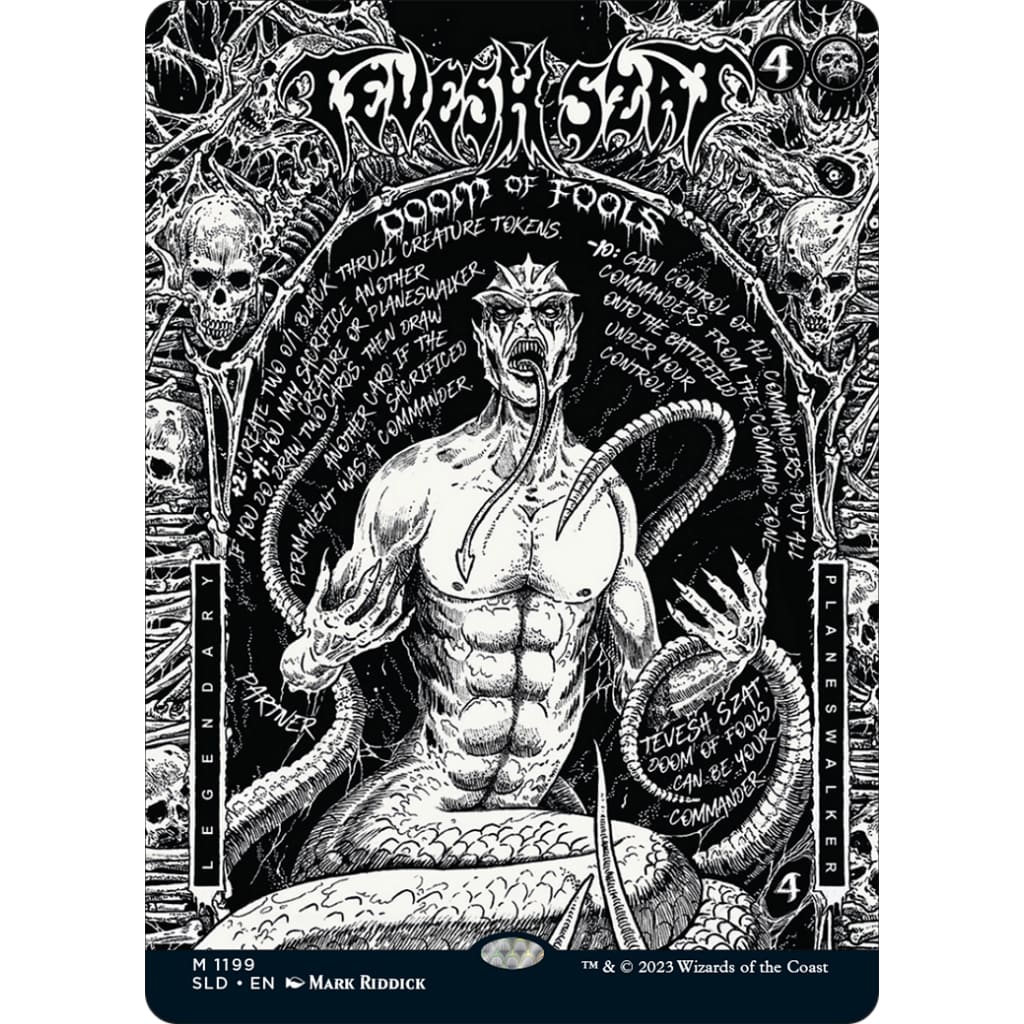 Tevesh Szat Doom of Fools (SLD-1199): (Full Art) Foil