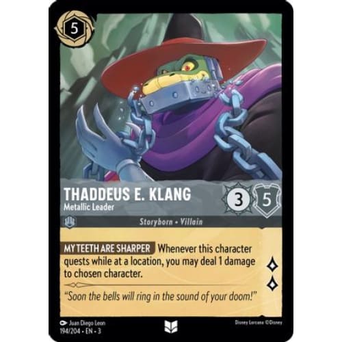 Thaddeus E. Klang - Metallic Leader (194/204) - Into