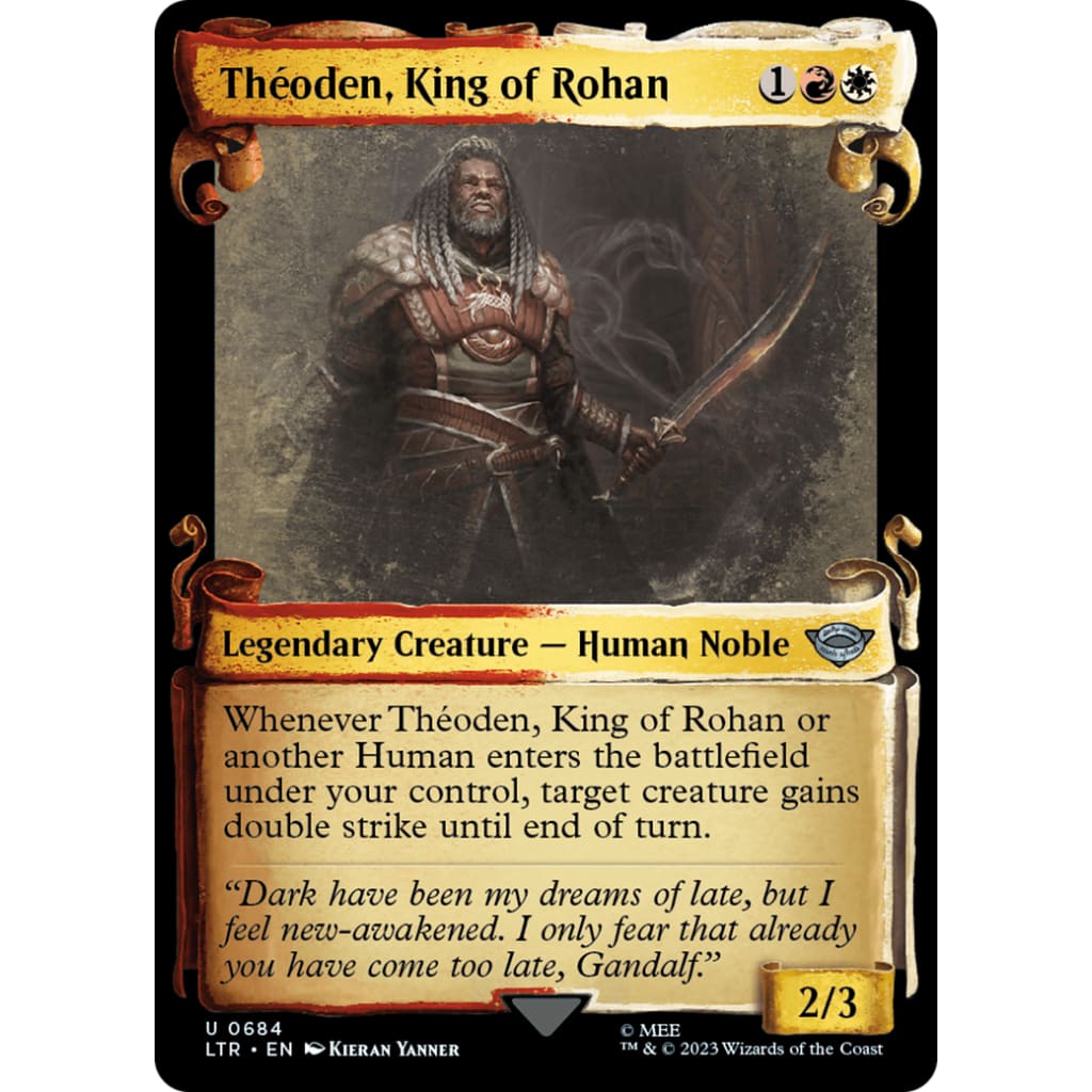 Théoden King of Rohan (LTR-684): (Showcase) - Single