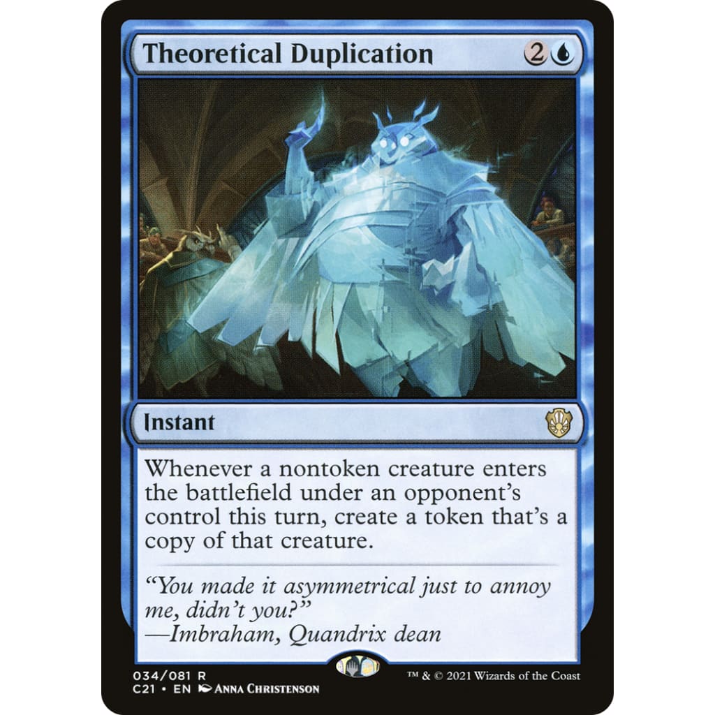 Theoretical Duplication (C21-034) - Single