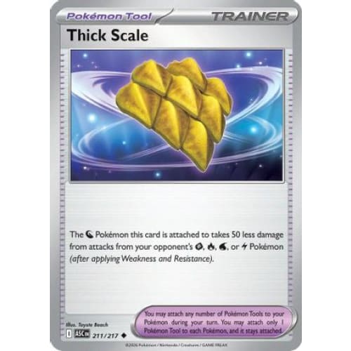 Thick Scale (211) Uncommon Reverse Holofoil - Single