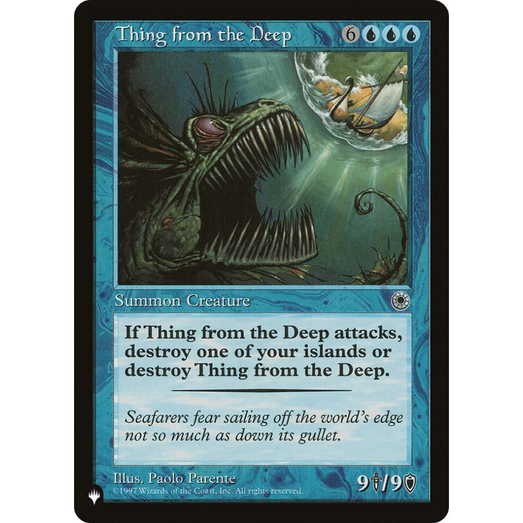 Thing from the Deep (PLST-POR-73) - Single