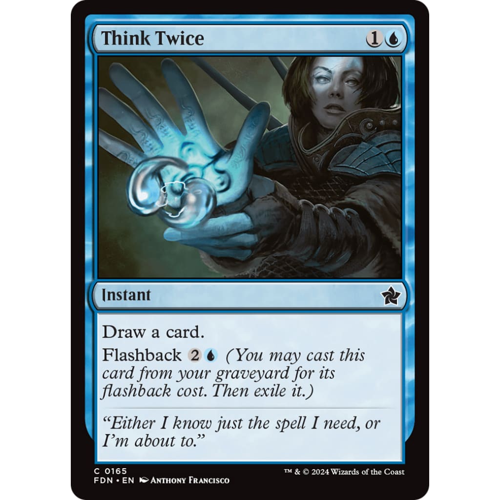 Think Twice (FDN-165) Foil - Single