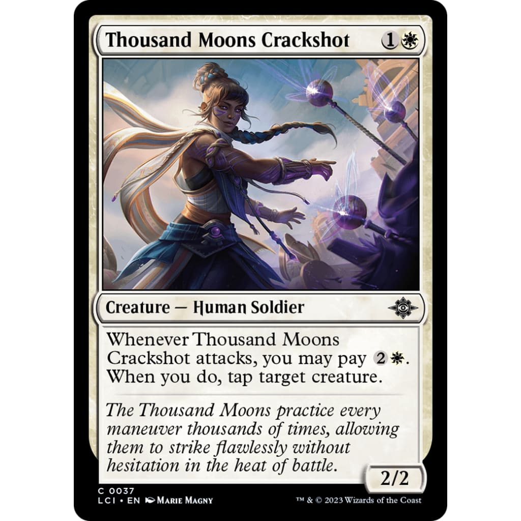 Thousand Moons Crackshot (LCI-037) Foil - Single