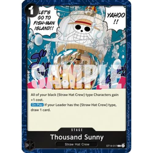 Thousand Sunny (Pirate Foil) ST14-017 C Premium Booster